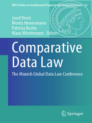 cover image of Comparative Data Law